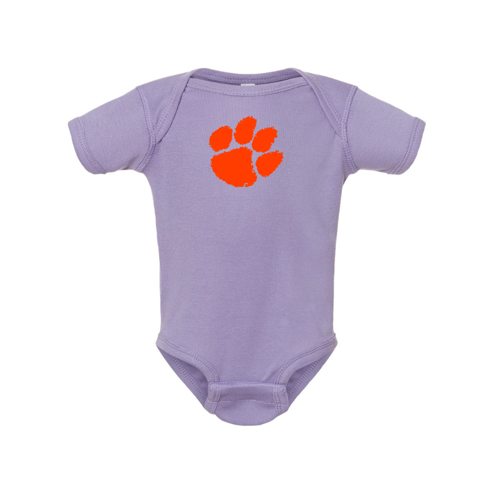 Clemson Tigers  Rabbit Skins Infant Baby Rib Bodysuit