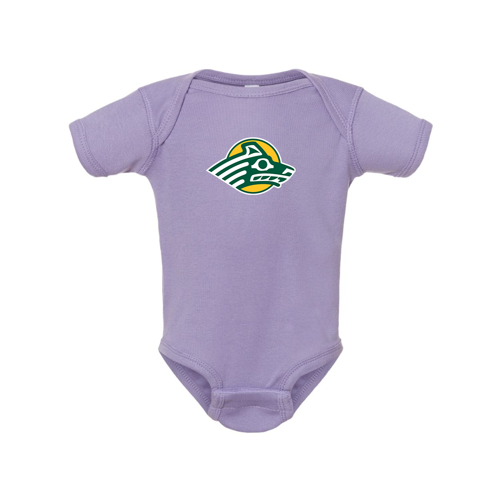 Alaska Anchorage Seawolves  Rabbit Skins Infant Baby Rib Bodysuit