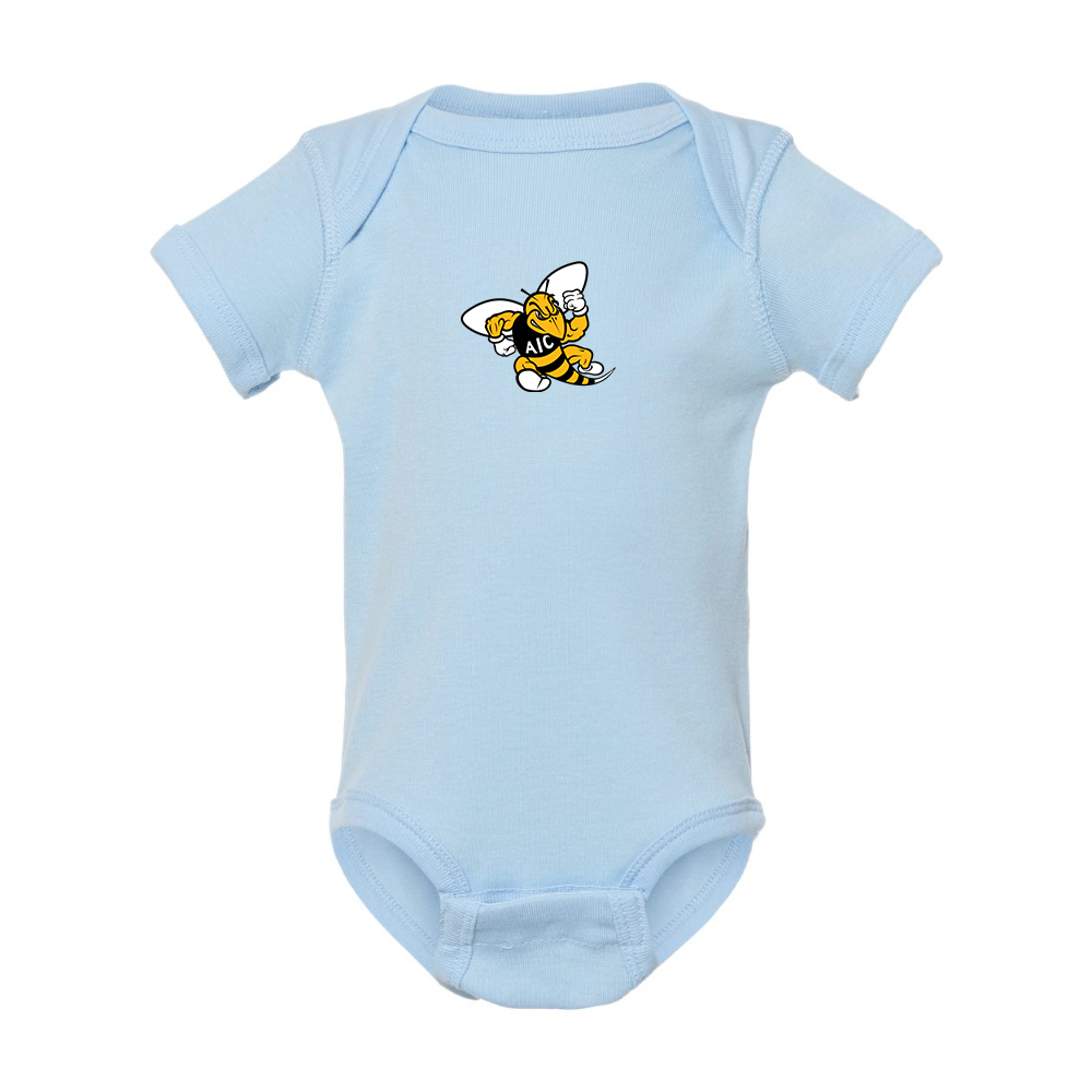 AIC Yellow Jackets   Rabbit Skins Infant Baby Rib Bodysuit