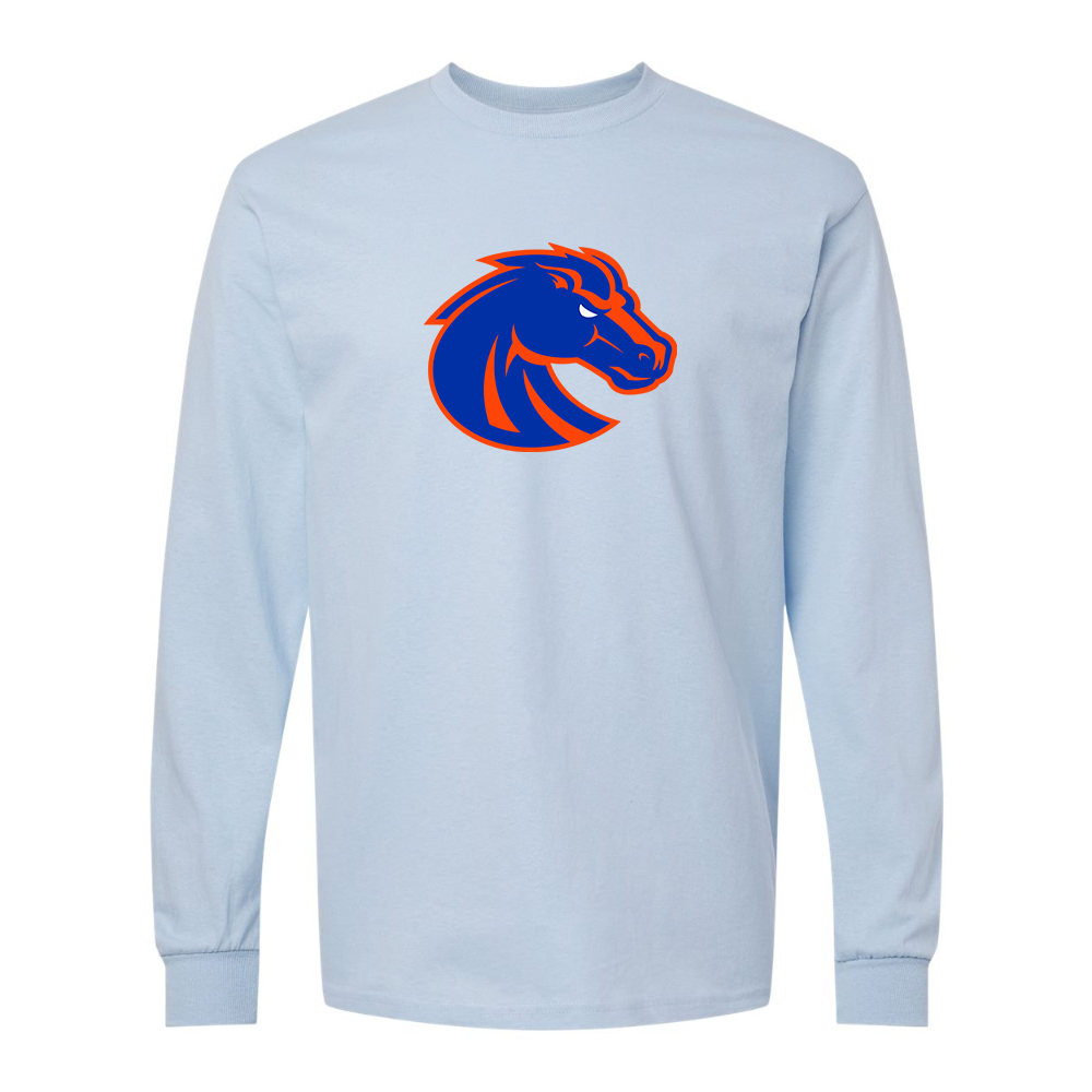Men's Boise State Broncos  Gildan Heavy Cotton Long Sleeve T-Shirt