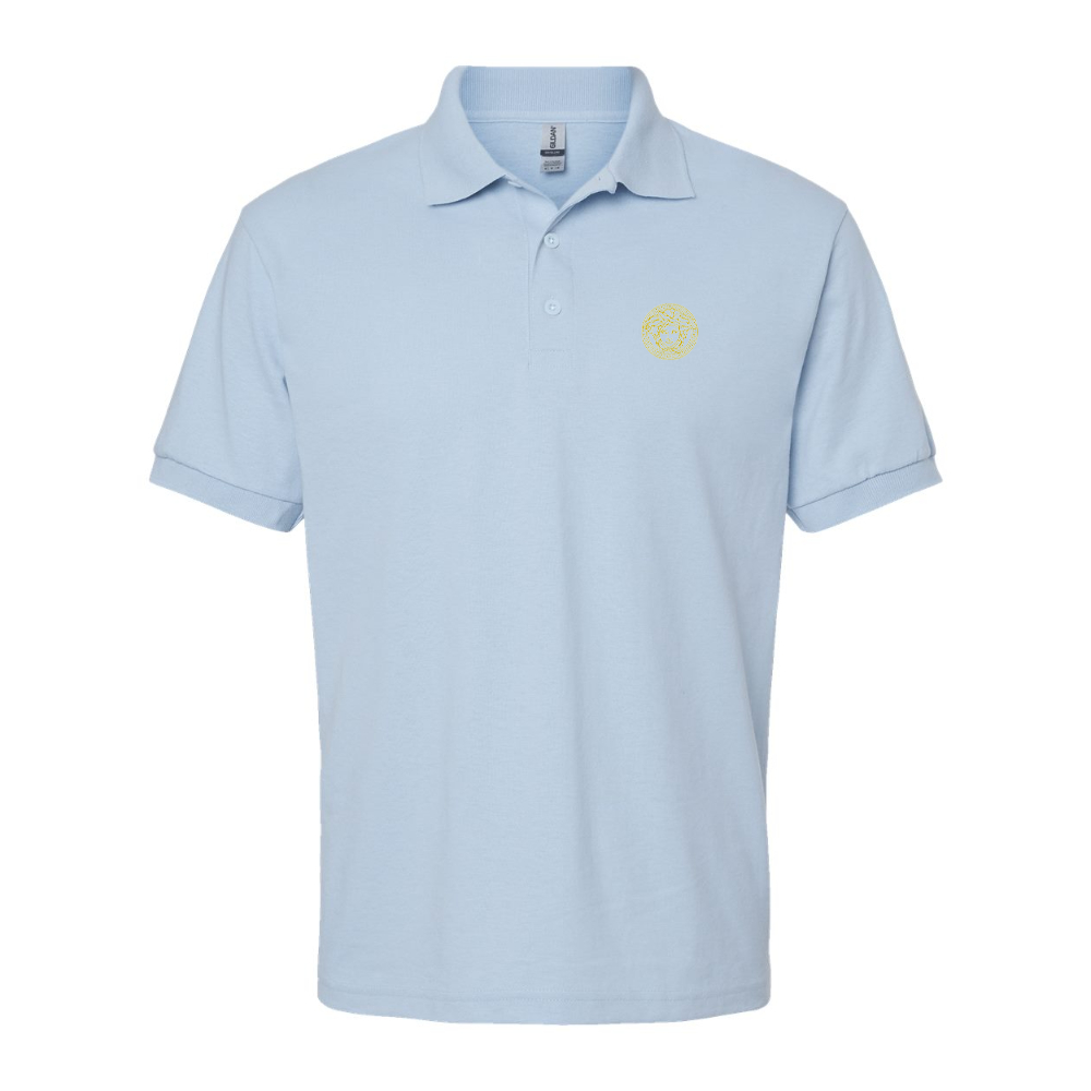 Men's Versace Thumbnail Dry Blend Jersey Polo