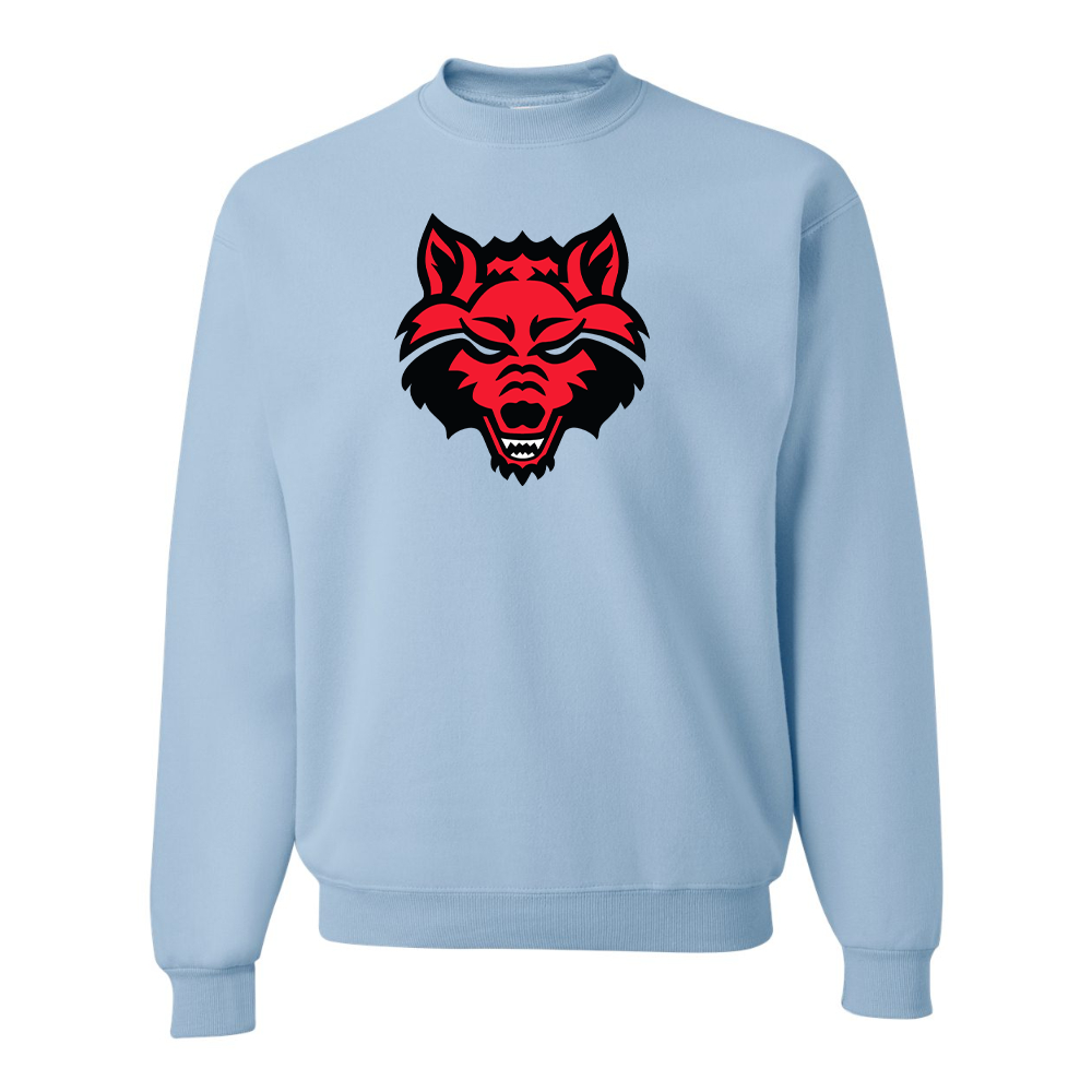 Men's Arkansas State Red Wolves JERZEES NuBlend Crewneck Sweatshirt