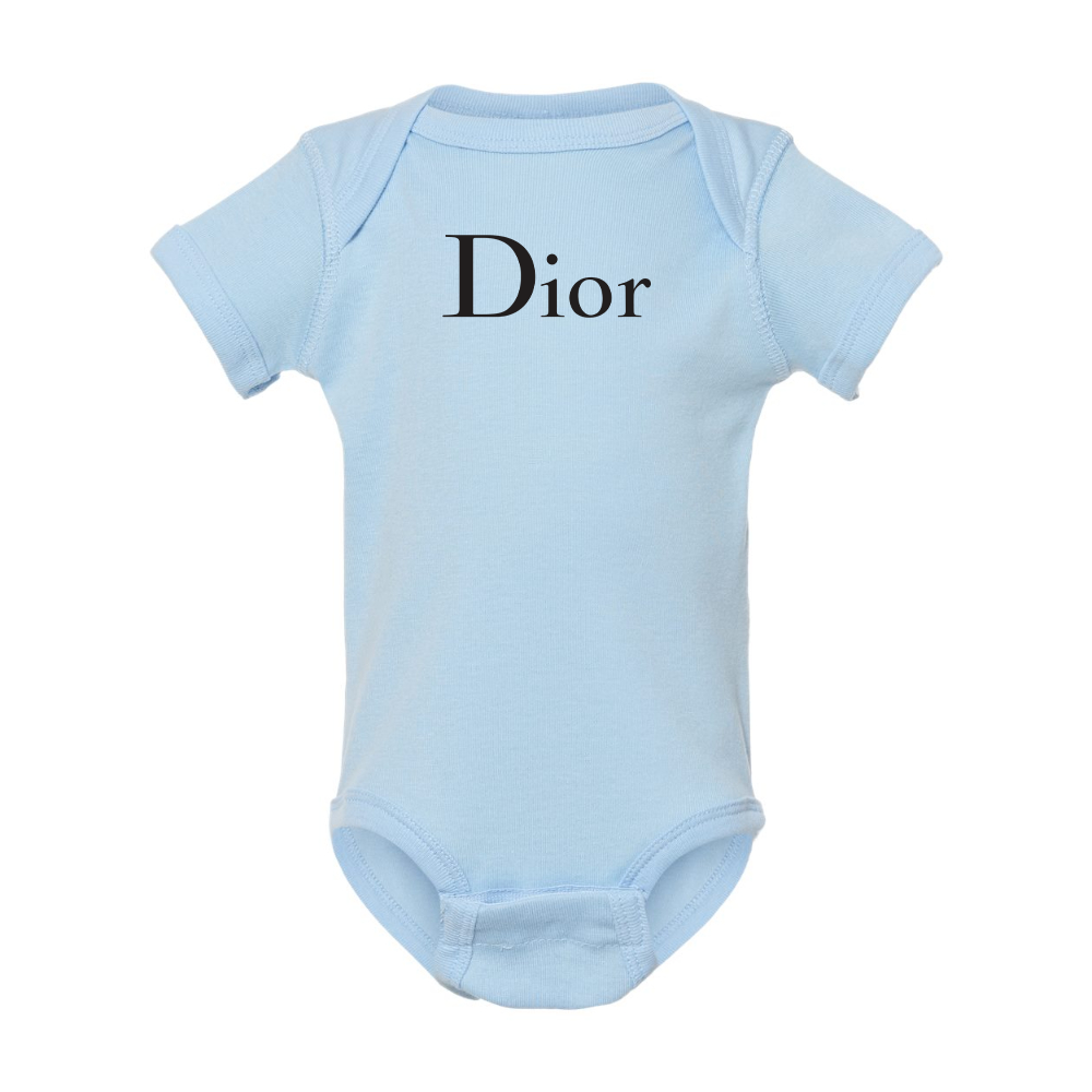 Dior Rabbit Skins Infant Baby Rib Bodysuit