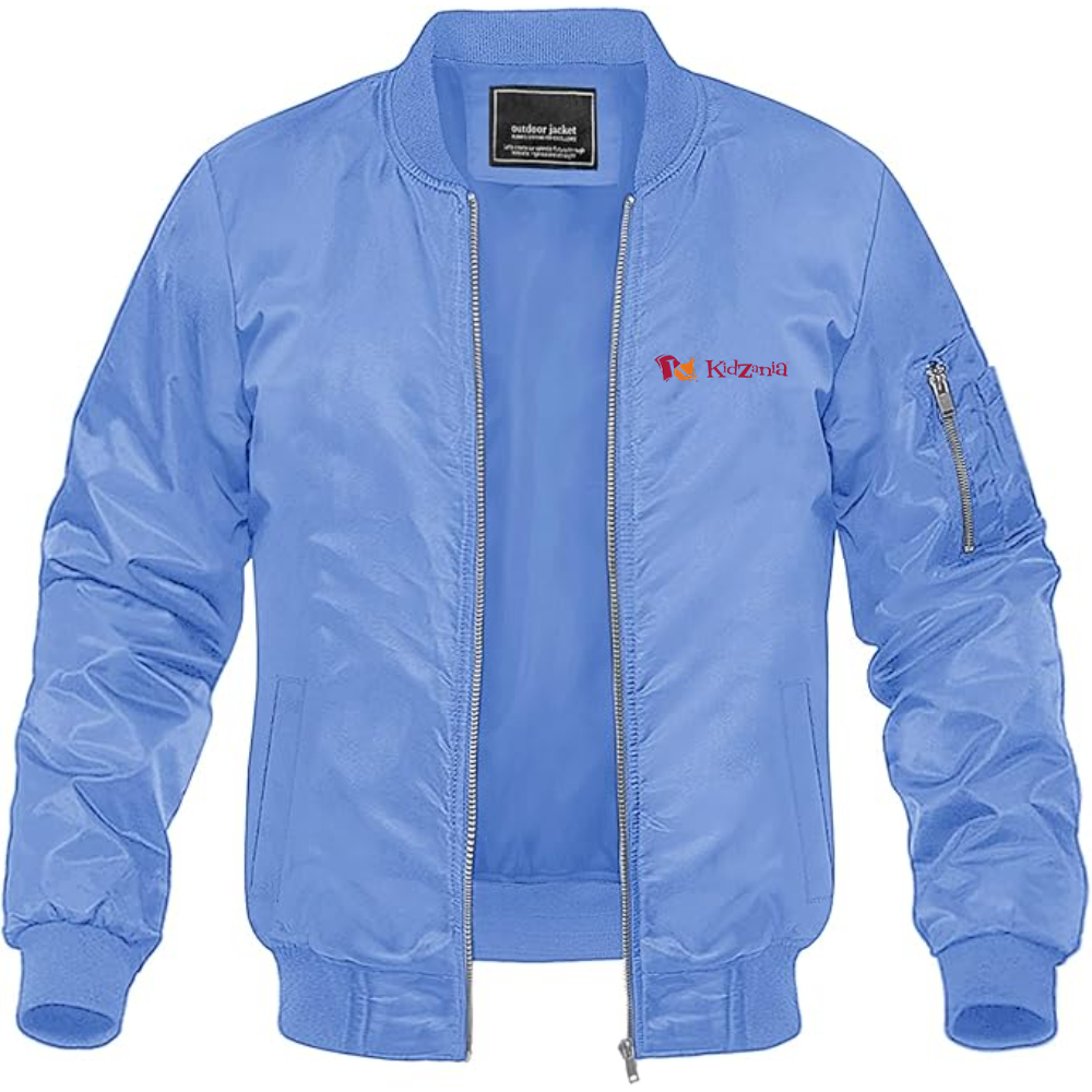 Men's  Kidzania  Lightweight Bomber Jacket Windbreaker Softshell Varsity Jacket Coat