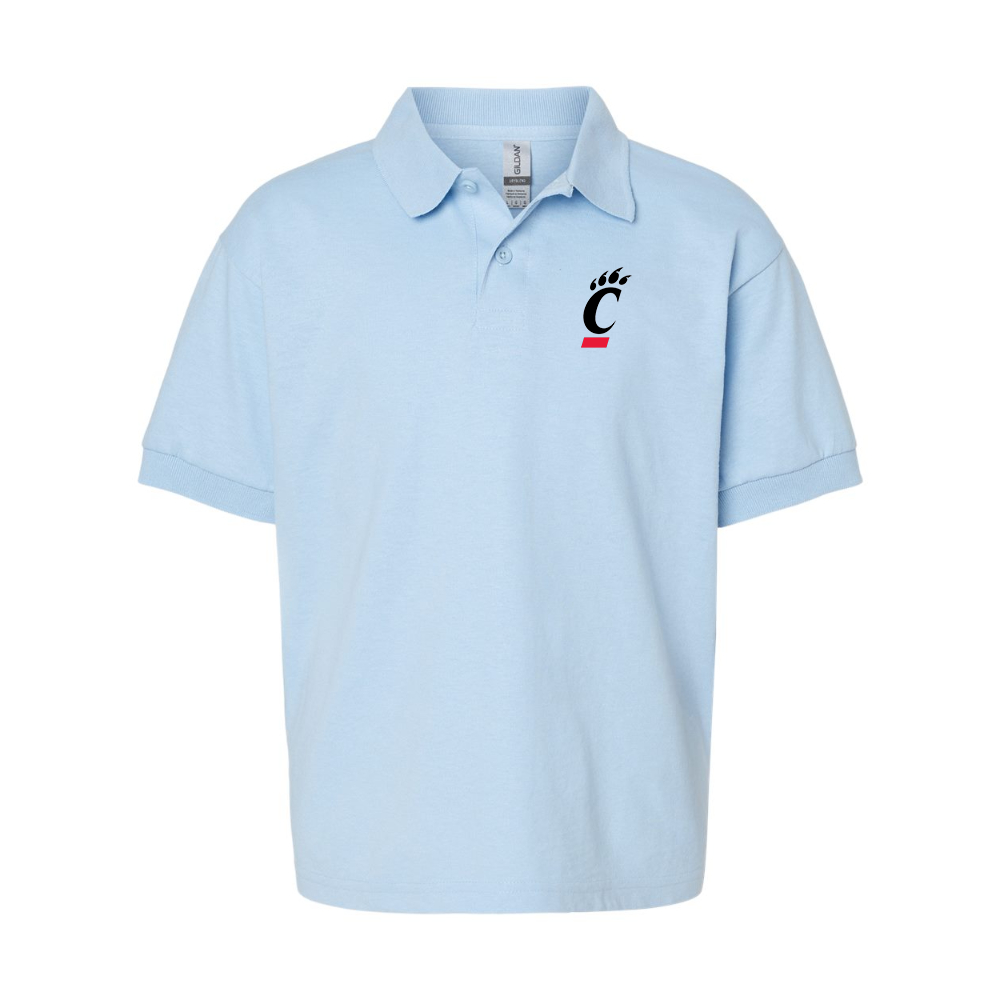 Youth Cincinnati Bearcats Gildan Dry Blend Jersey Polo