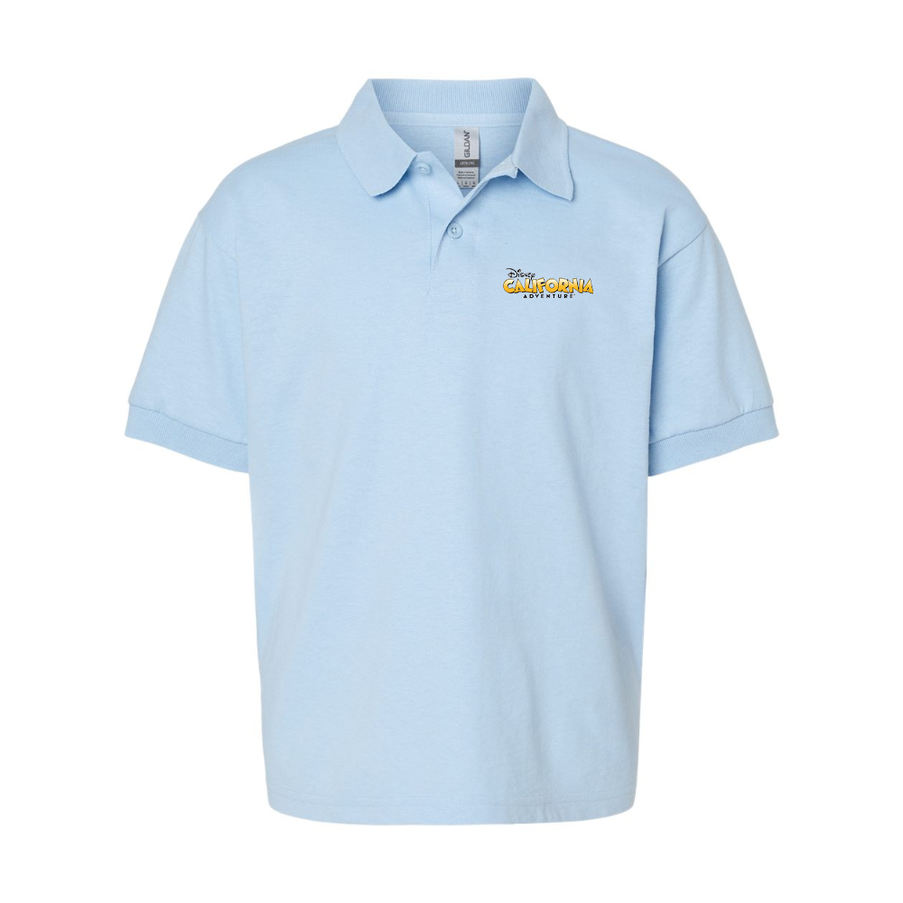 Youth Disney California Adventure Gildan Dry Blend Jersey Polo