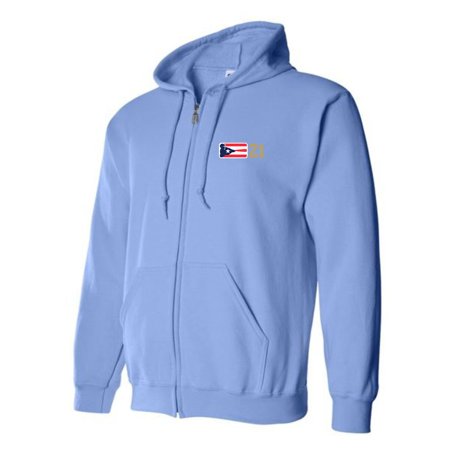 Men's Liga de Beisbol Profesional Roberto Clemente Logo Zipper Hoodie