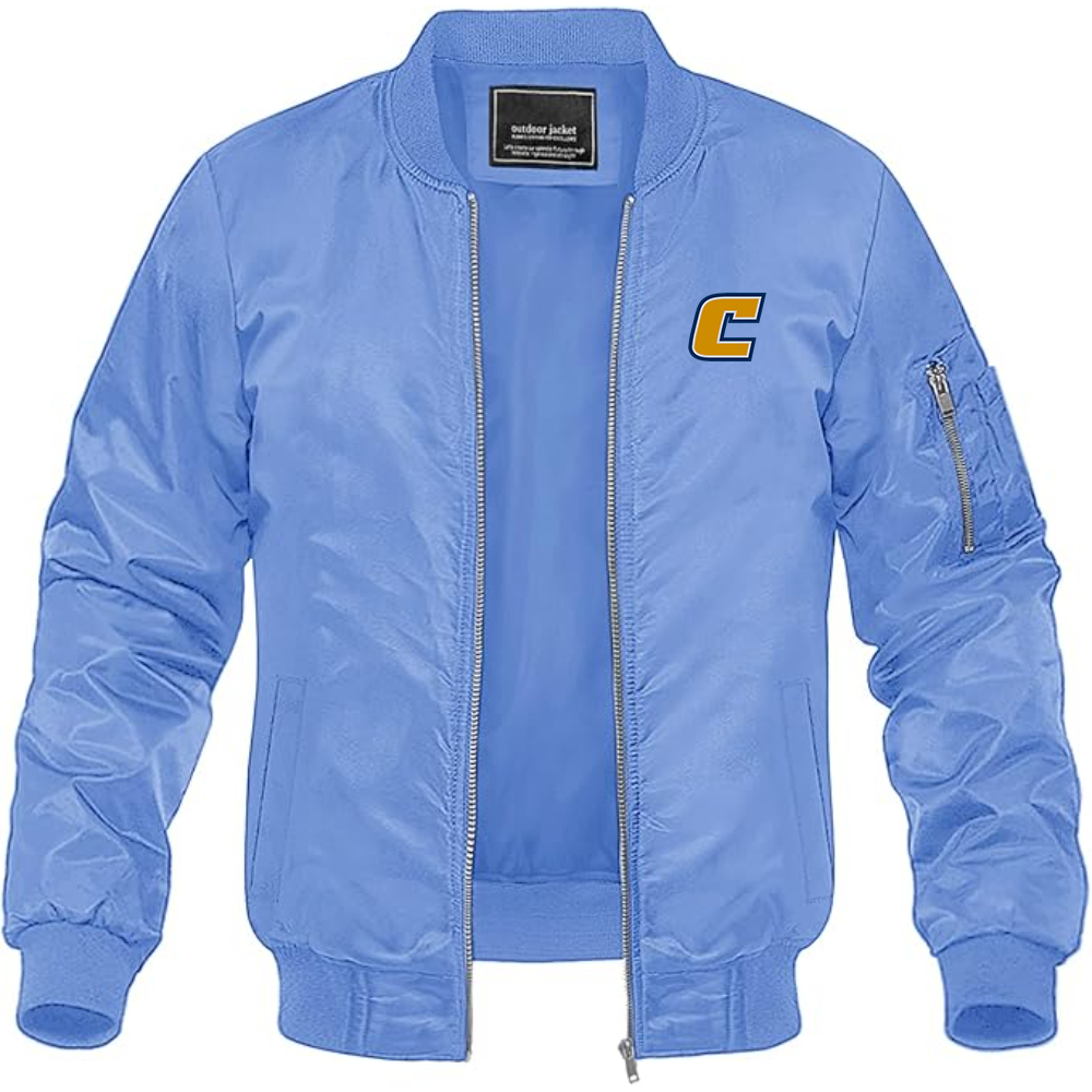 Men's Chattanooga Mocs Lightweight Bomber Jacket Windbreaker Softshell Varsity Jacket Coat