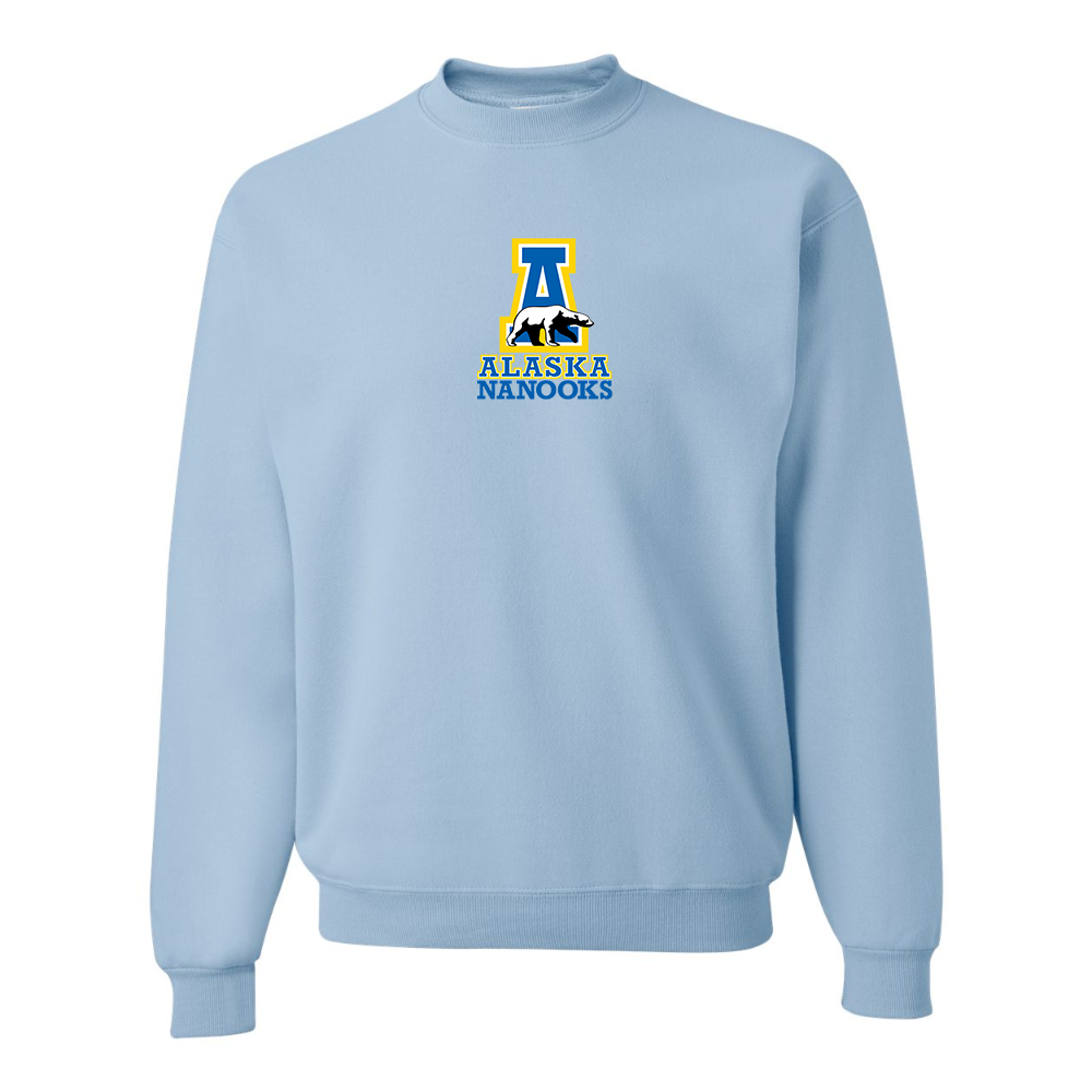 Men's Alaska Nanooks  JERZEES NuBlend Crewneck Sweatshirt