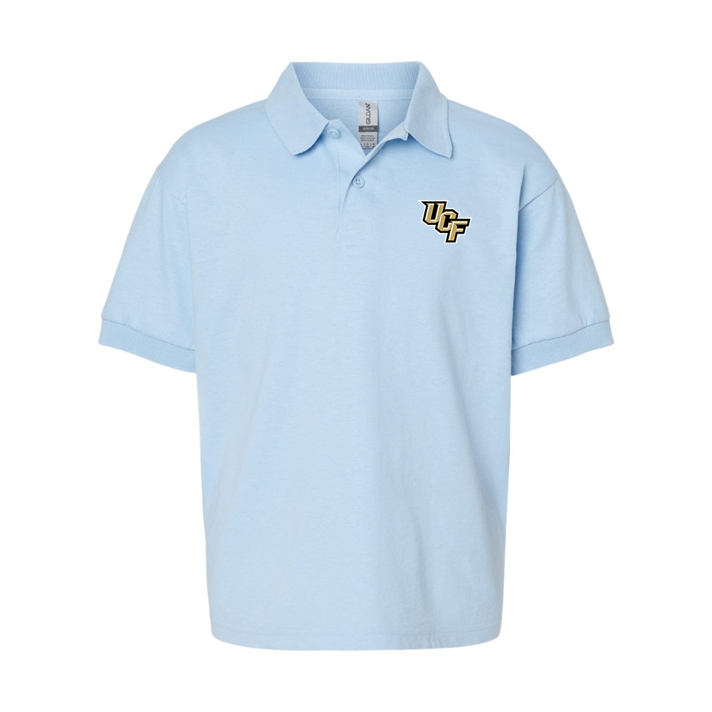 Youth Central Florida Knights  Gildan Dry Blend Jersey Polo