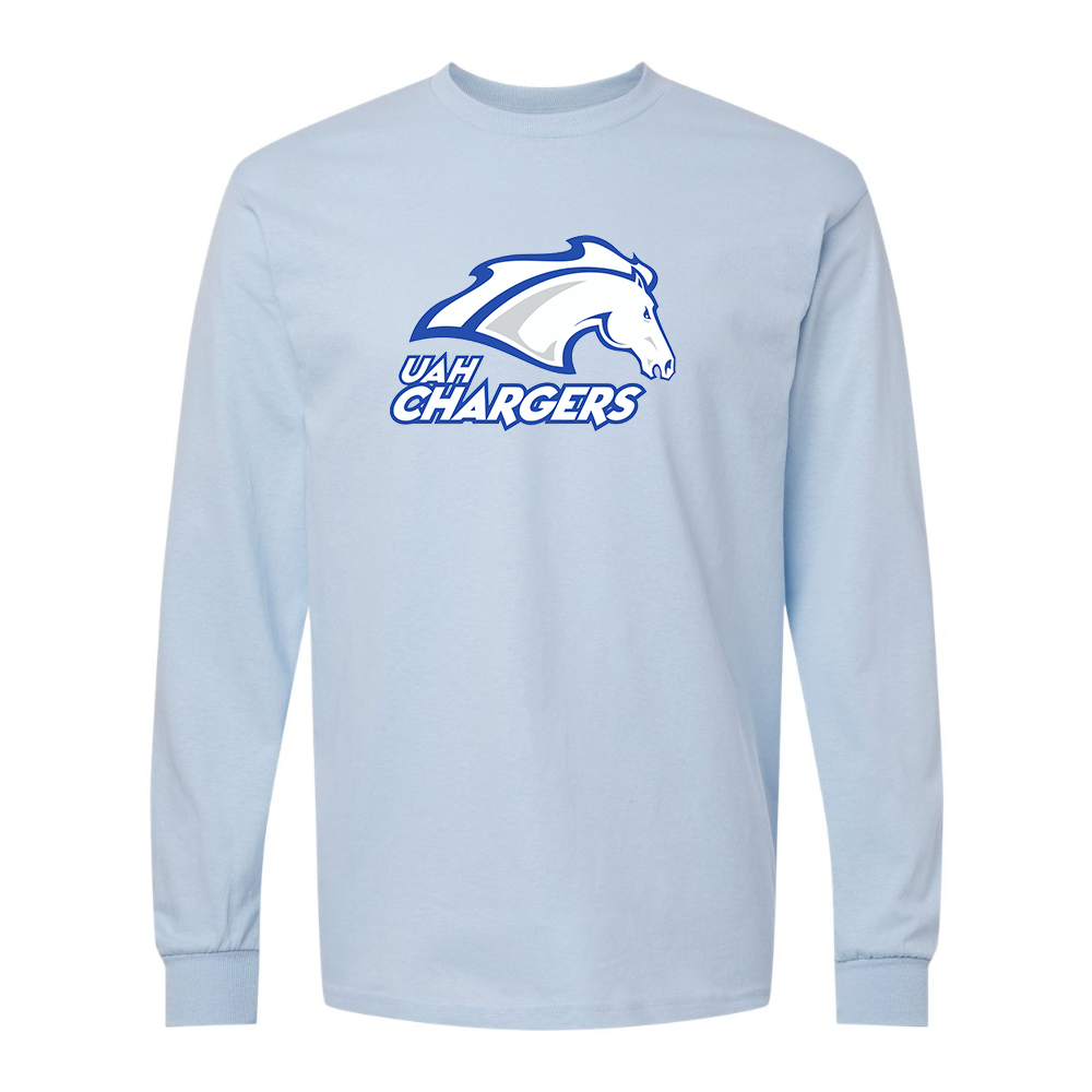 Men's Alabama Huntsville Chargers Gildan Heavy Cotton Long Sleeve T-Shirt
