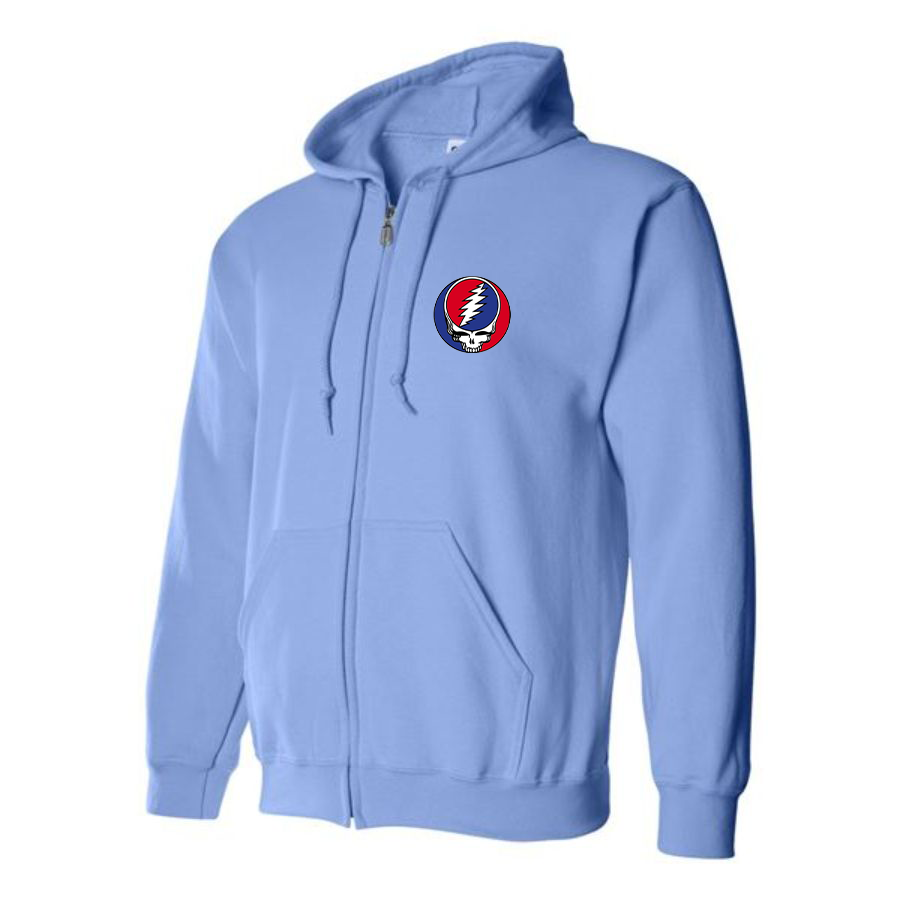 Men's Gratefu Dead Logo Zipper Hoodie