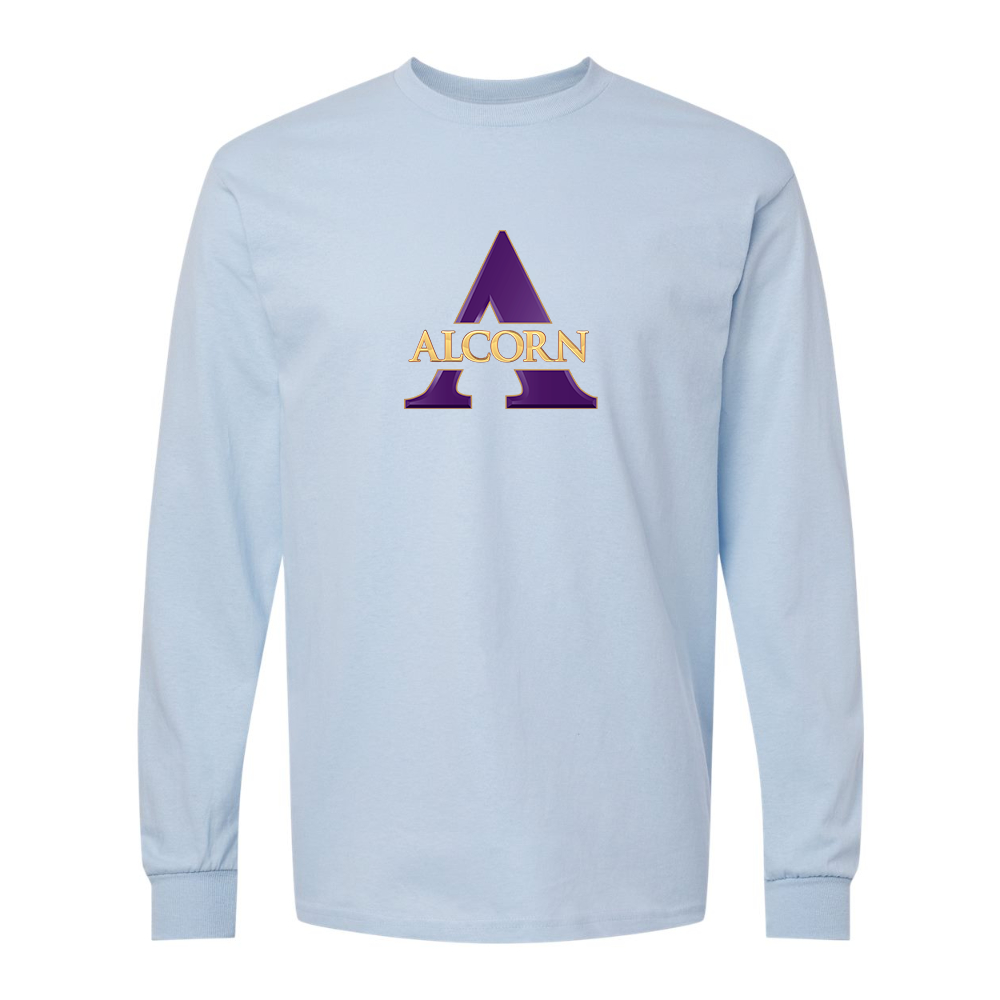 Men's Alcorn State Braves Gildan Heavy Cotton Long Sleeve T-Shirt