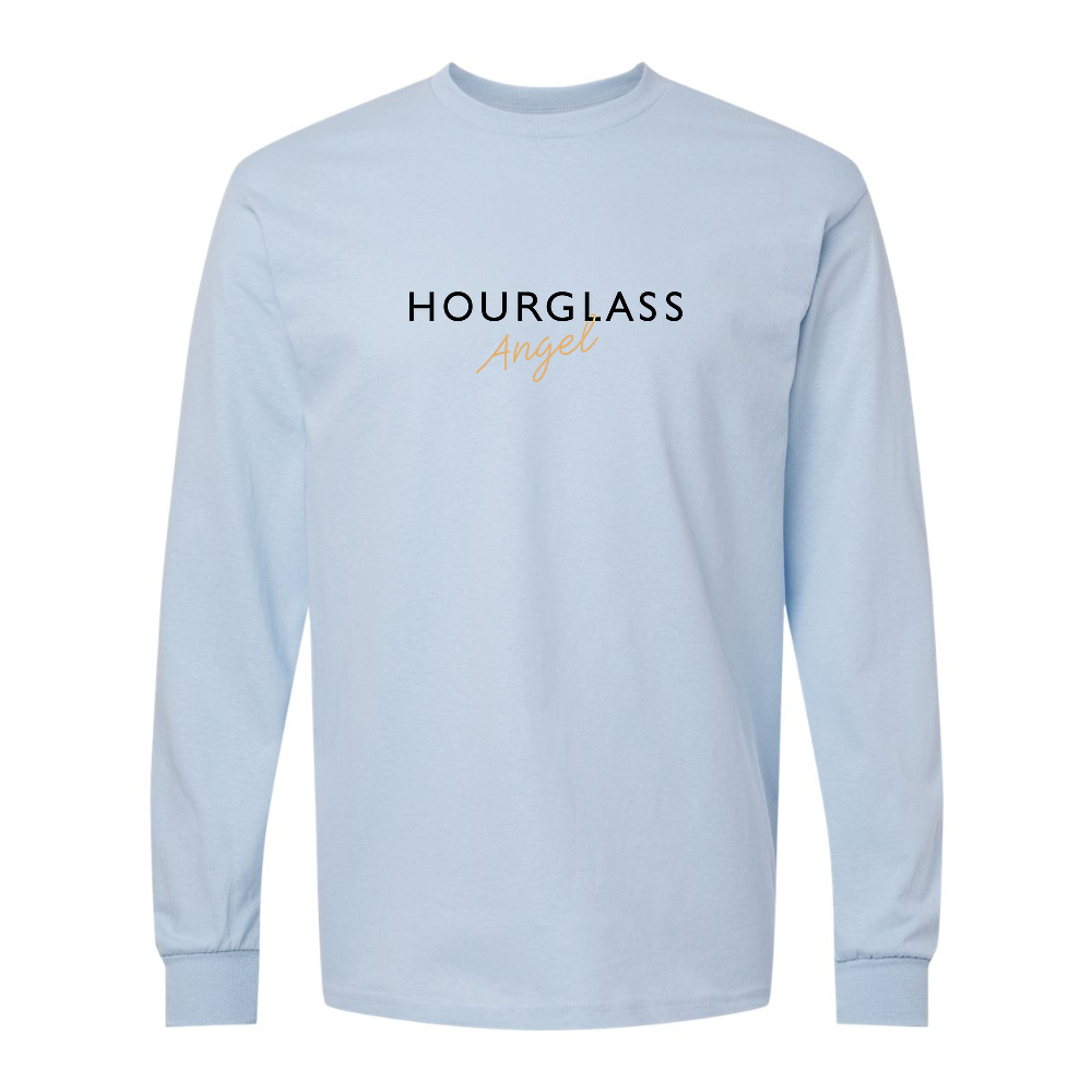 Men's Hourglass Angel  Gildan Heavy Cotton Long Sleeve T-Shirt