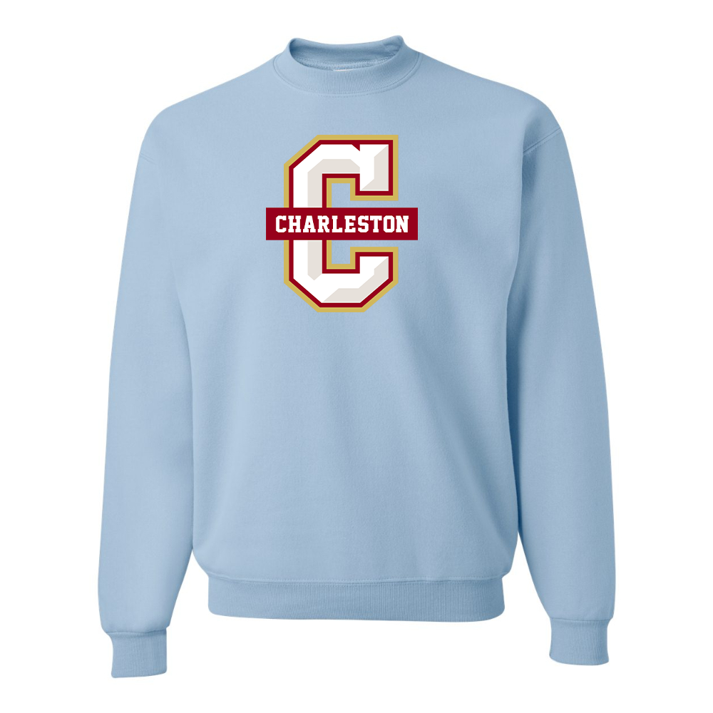 Men's Charleston Cougars JERZEES NuBlend Crewneck Sweatshirt