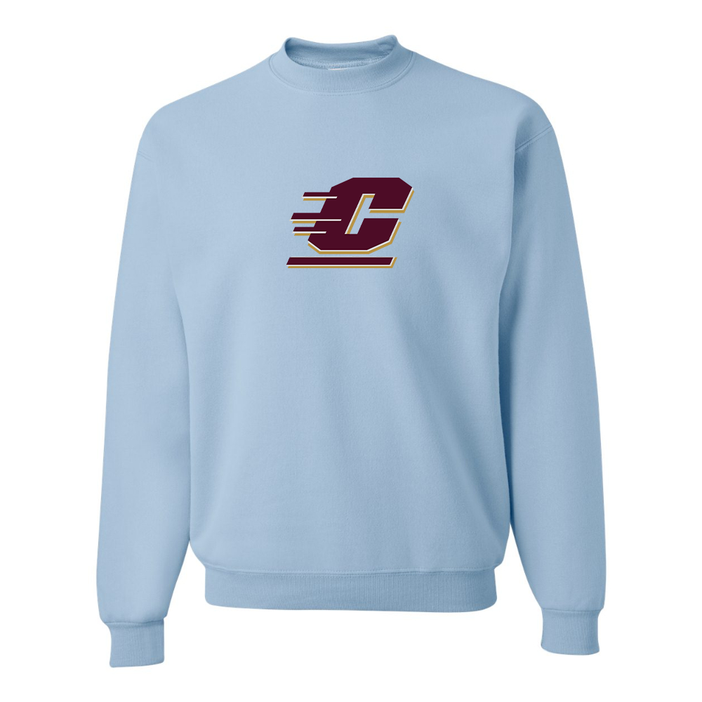 Men's Central Michigan Chippewas JERZEES NuBlend Crewneck Sweatshirt