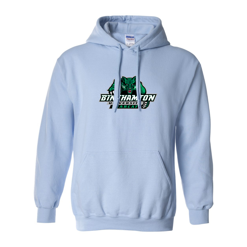Men's Binghamton Bearcats  Gildan  Heavy Blend Hooded Sweatshirt