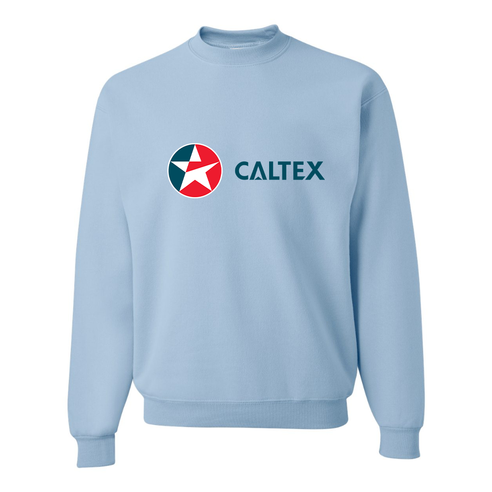 Men's  Caltex Gas Station  JERZEES NuBlend Crewneck Sweatshirt