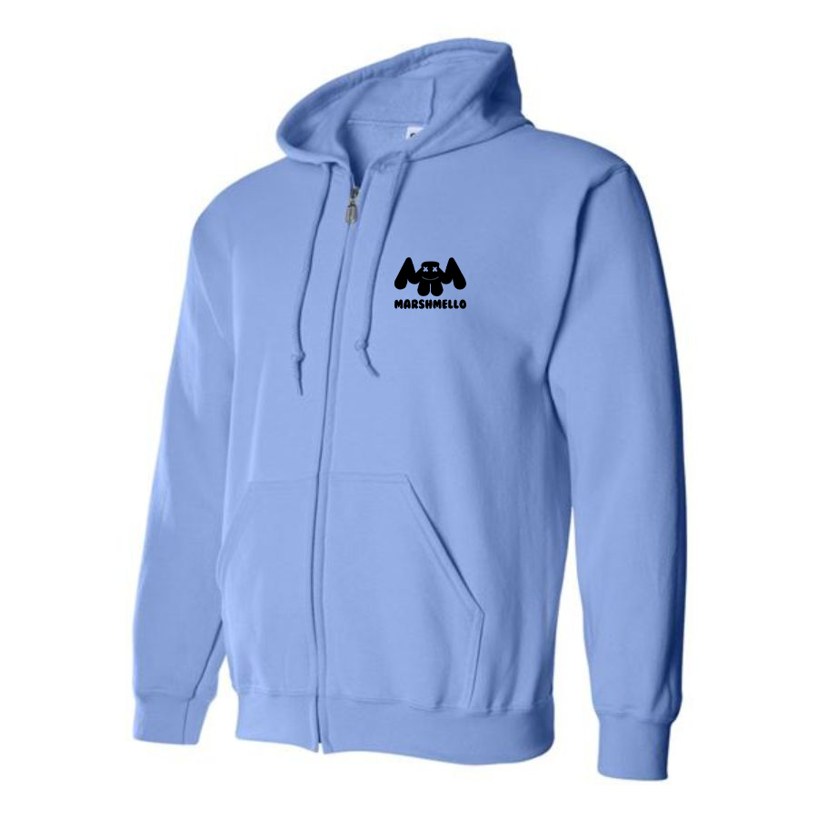 Men's  Marshmello Logo Zipper Hoodie