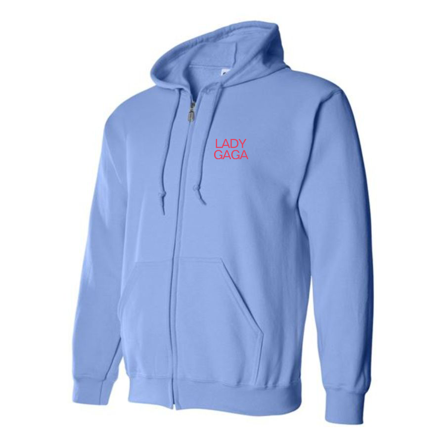 Men's Lady Gaga Logo Zipper Hoodie