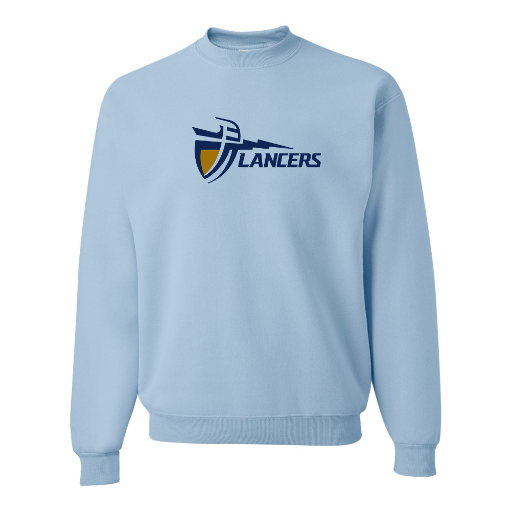 Men's California Baptist Lancers JERZEES NuBlend Crewneck Sweatshirt