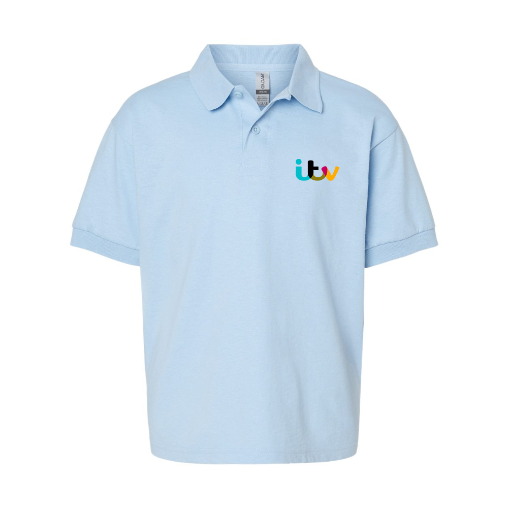 Youth  Itv  Gildan Dry Blend Jersey Polo