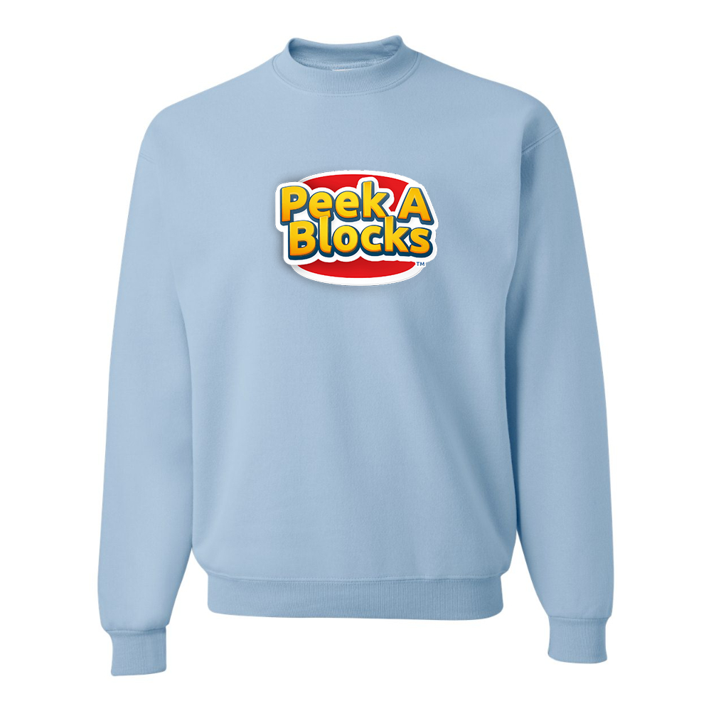 Men's Peek A Blocks JERZEES NuBlend Crewneck Sweatshirt