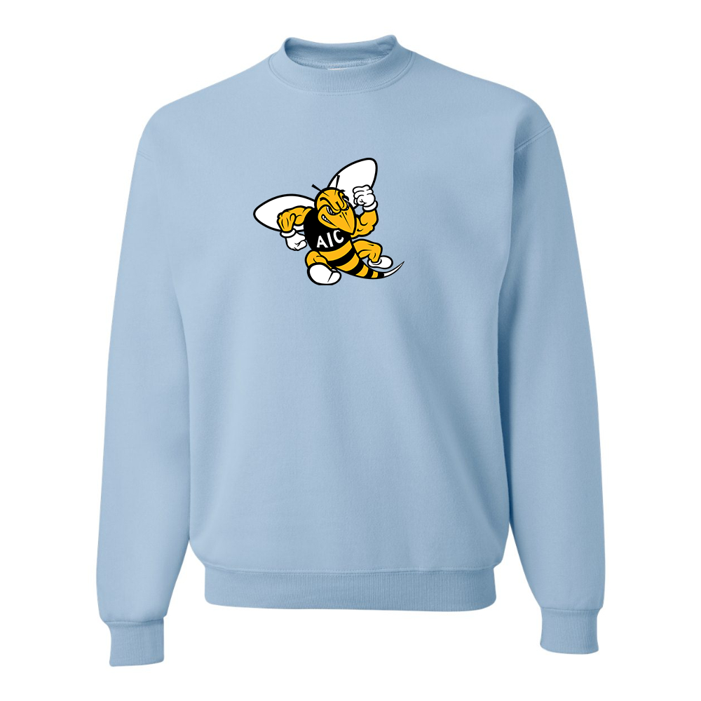 Men's AIC Yellow Jackets  JERZEES NuBlend Crewneck Sweatshirt