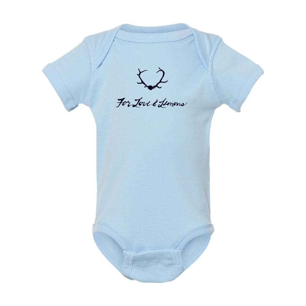 For Loves & Lemons Rabbit Skins Infant Baby Rib Bodysuit
