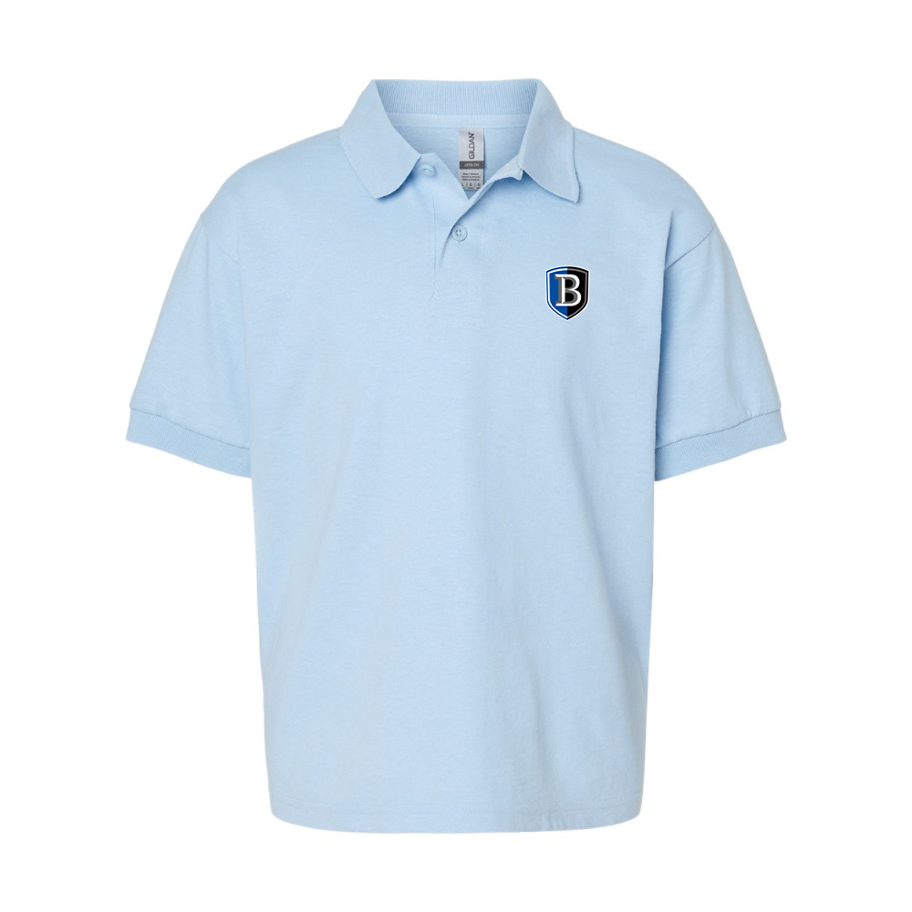 Youth  Bentley Falcons  Gildan Dry Blend Jersey Polo