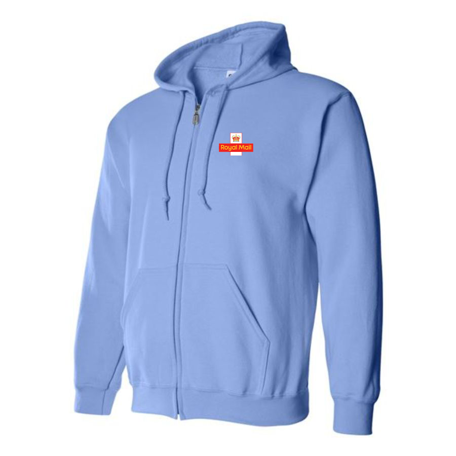 Men's Royal Mail   Logo Zipper Hoodie