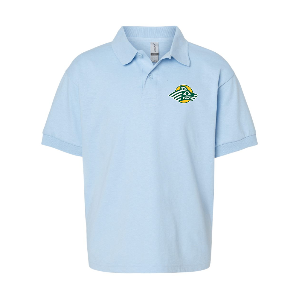 Youth Alaska Anchorage Seawolves  Gildan Dry Blend Jersey Polo