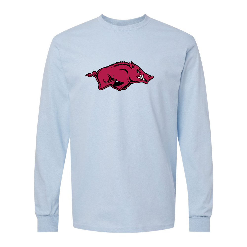 Men's Arkansas Razorbacks  Gildan Heavy Cotton Long Sleeve T-Shirt