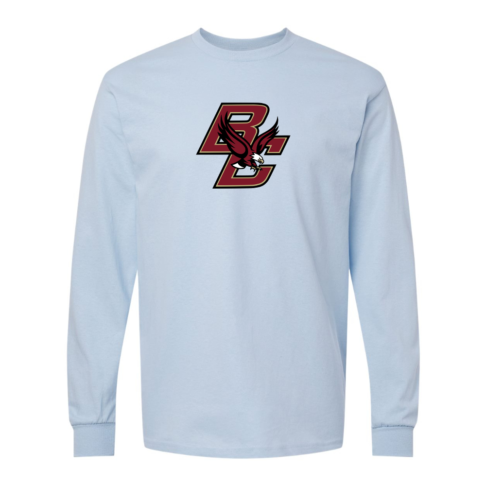 Men's Boston College Eagles Gildan Heavy Cotton Long Sleeve T-Shirt
