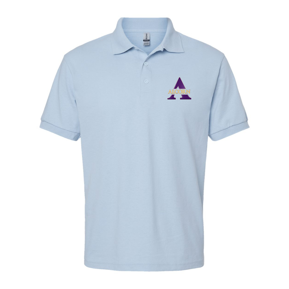 Men's Alcorn State Braves Wildcats Dry Blend Jersey Polo