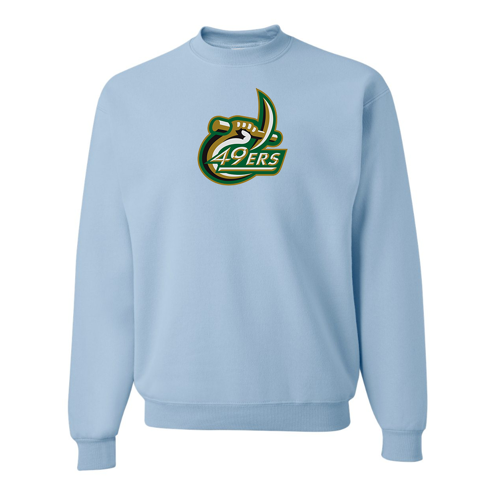 Men's  Charlotte 49ers JERZEES NuBlend Crewneck Sweatshirt