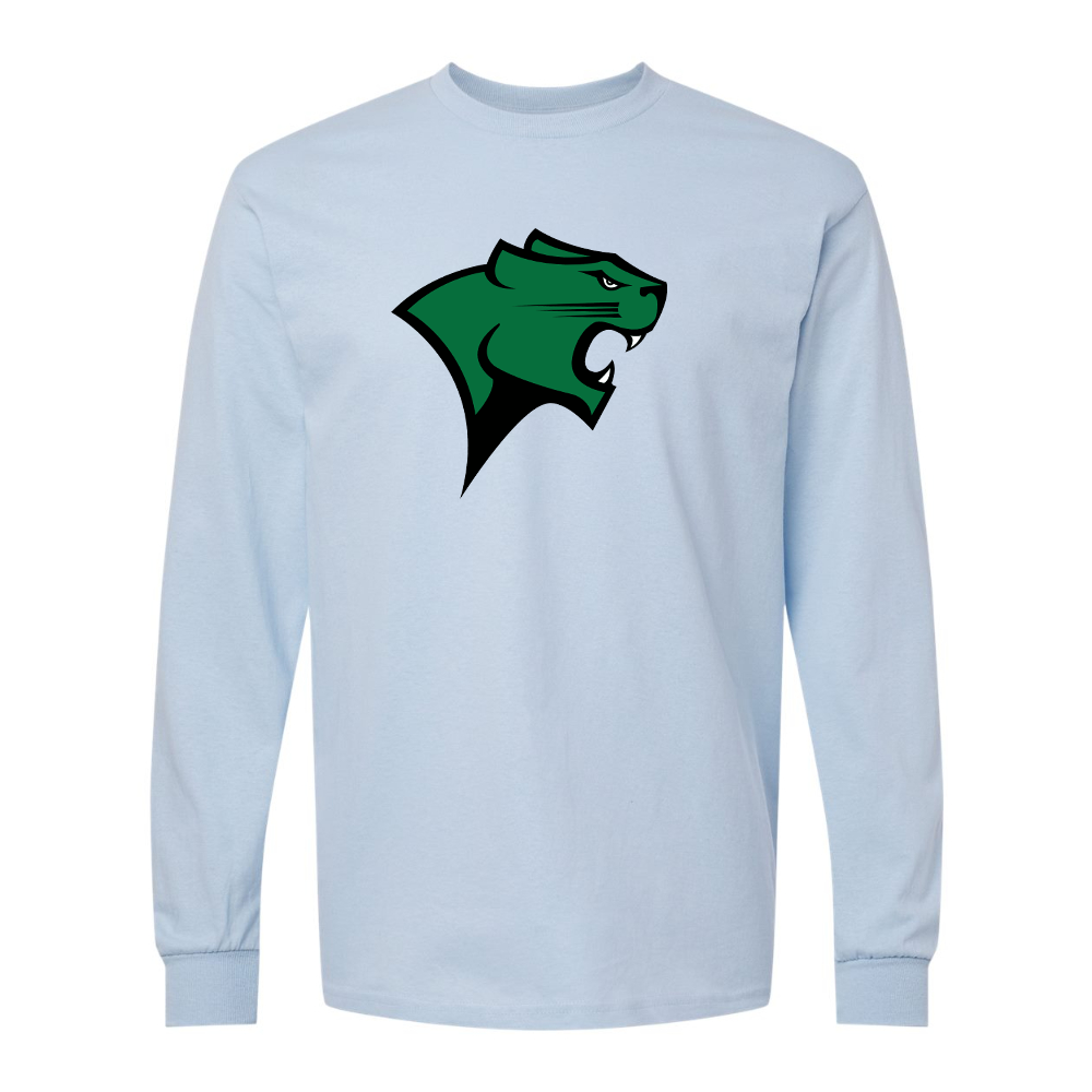 Men's Chicago State Cougars  Gildan Heavy Cotton Long Sleeve T-Shirt