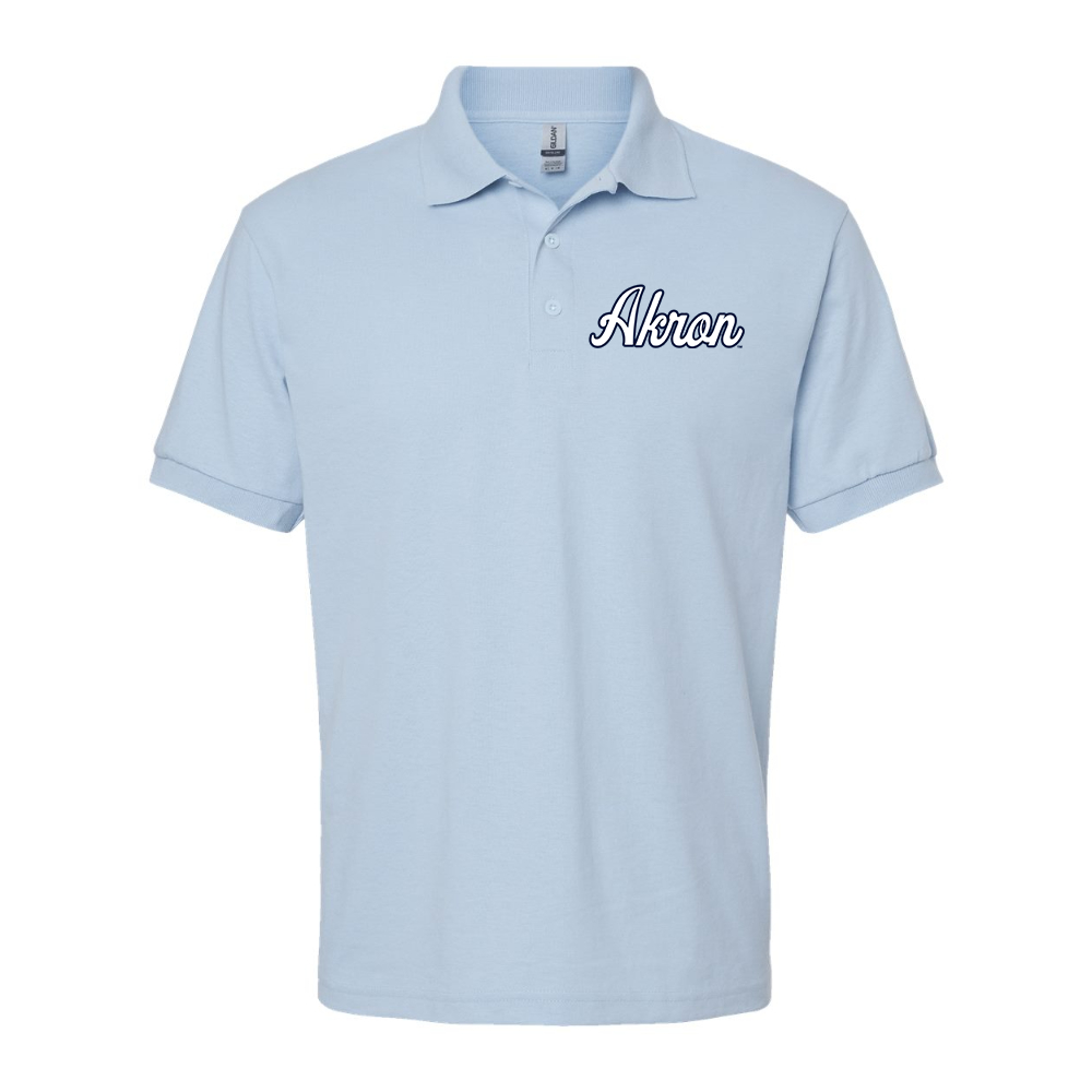Men's Akron Zips Gildan Dry Blend Jersey Polo