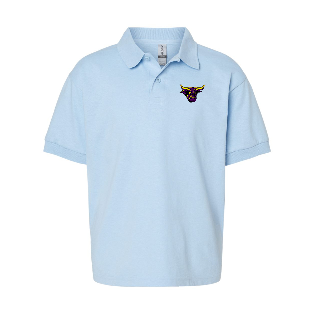 Youth Minnesota State Mavericks Gildan Dry Blend Jersey Polo