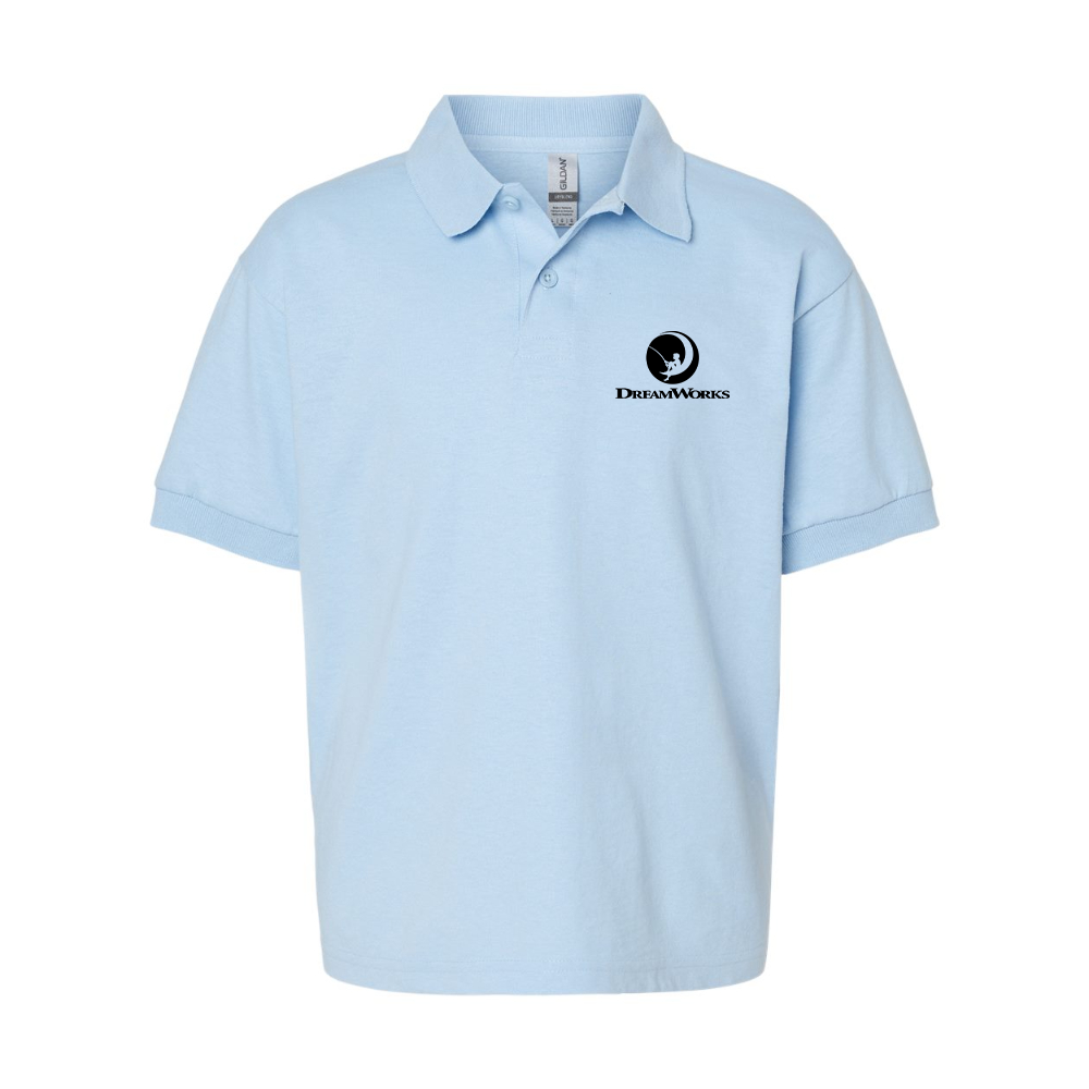 Youth  Dreamworks  Gildan Dry Blend Jersey Polo