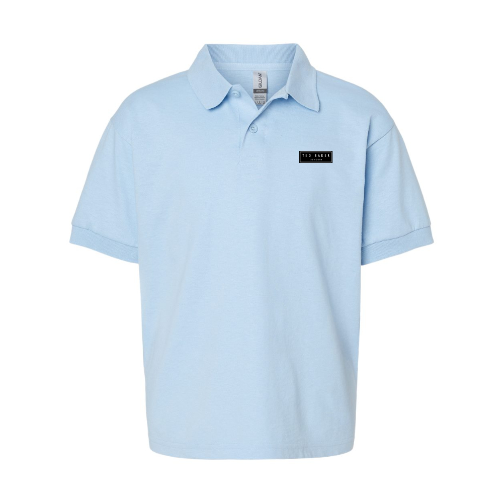 Youth    Ted Baker  Gildan Dry Blend Jersey Polo