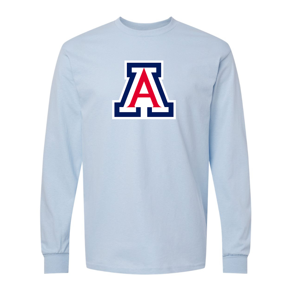 Men's  Arizona Wildcats Gildan Heavy Cotton Long Sleeve T-Shirt