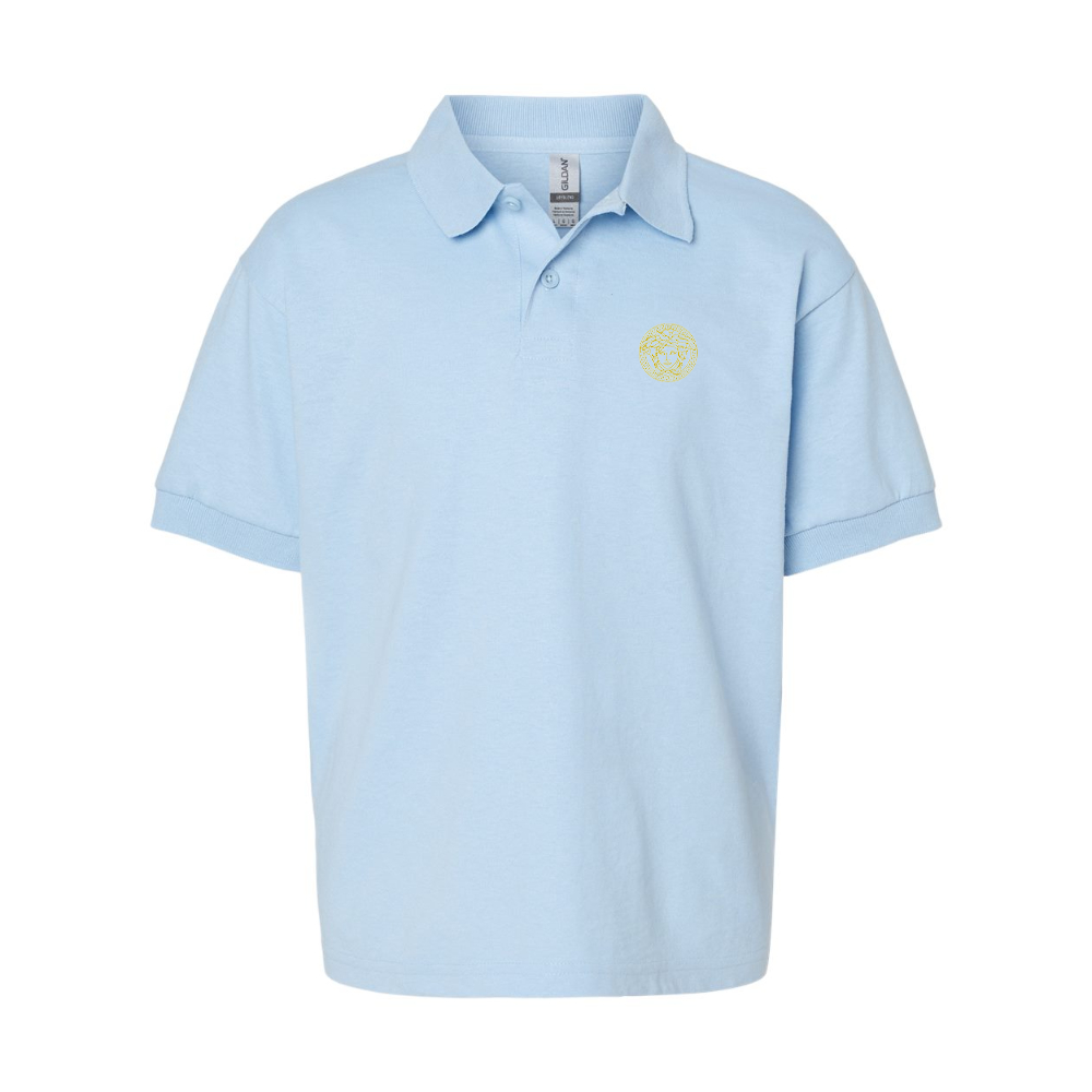 Youth  Versace Thumbnail Gildan Dry Blend Jersey Polo
