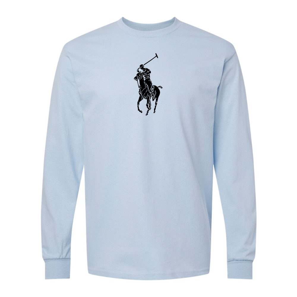Men's  Polo Ralph Lauren Gildan Heavy Cotton Long Sleeve T-Shirt