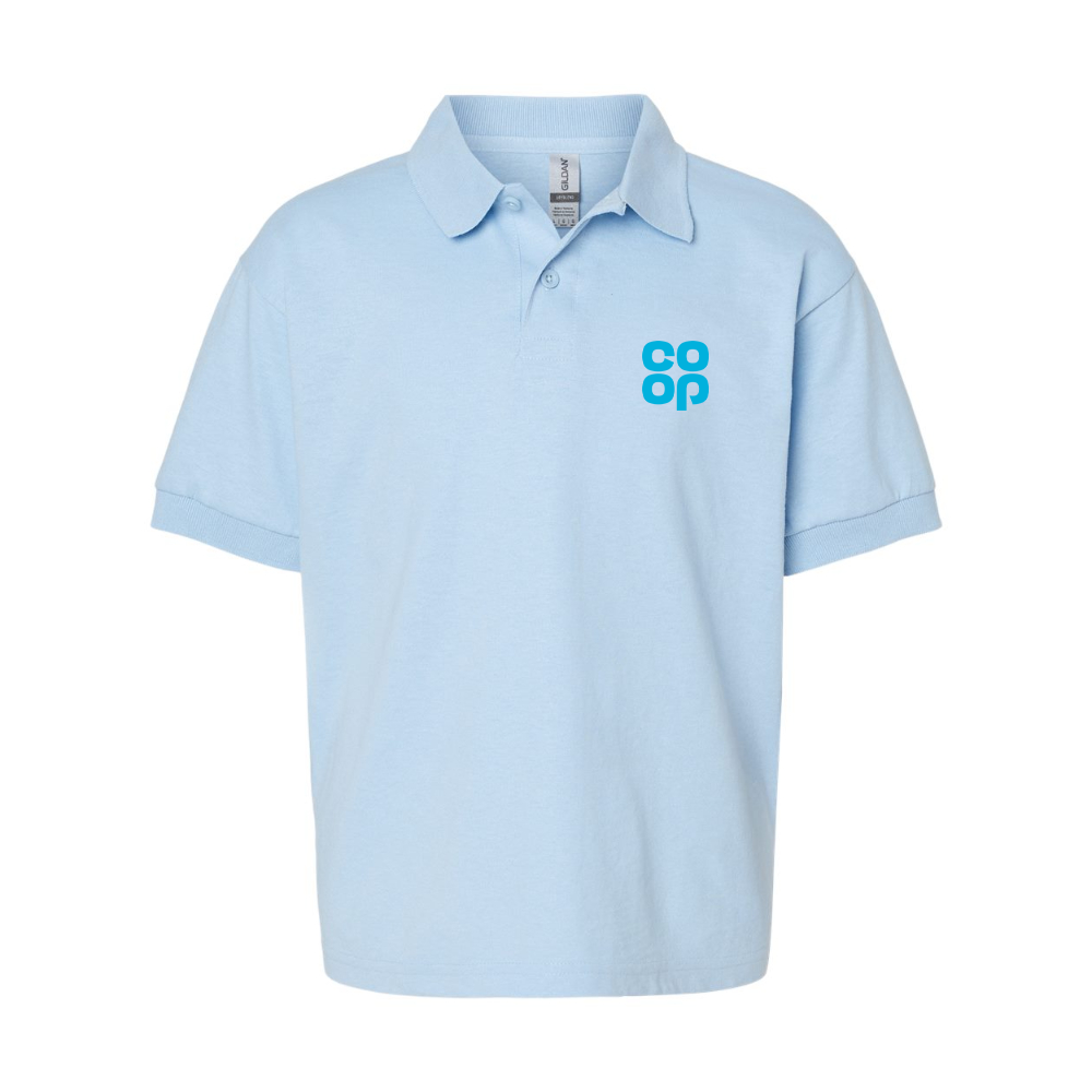 Youth CoOp Gildan Dry Blend Jersey Polo