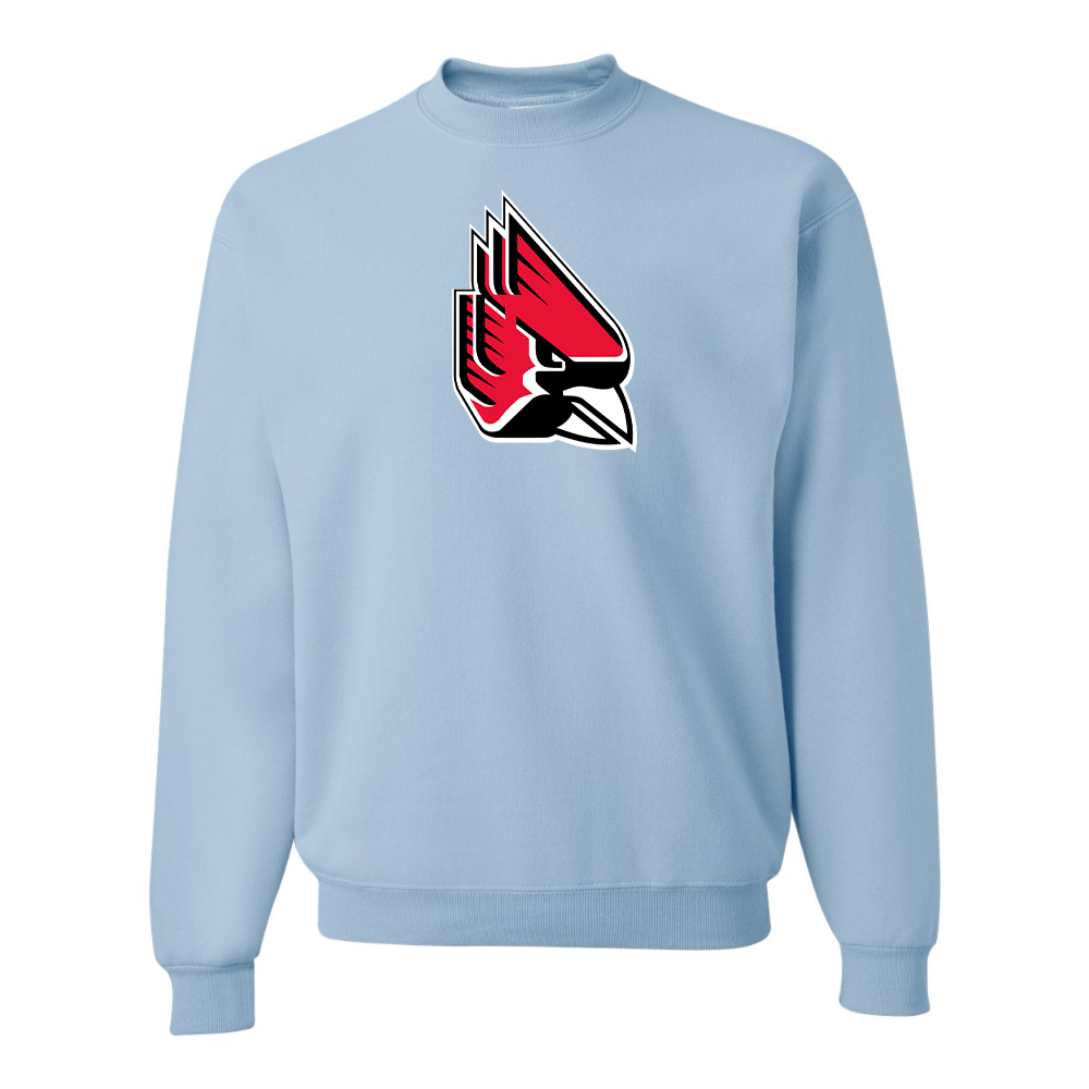 Men's   Ball State Cardinals JERZEES NuBlend Crewneck Sweatshirt