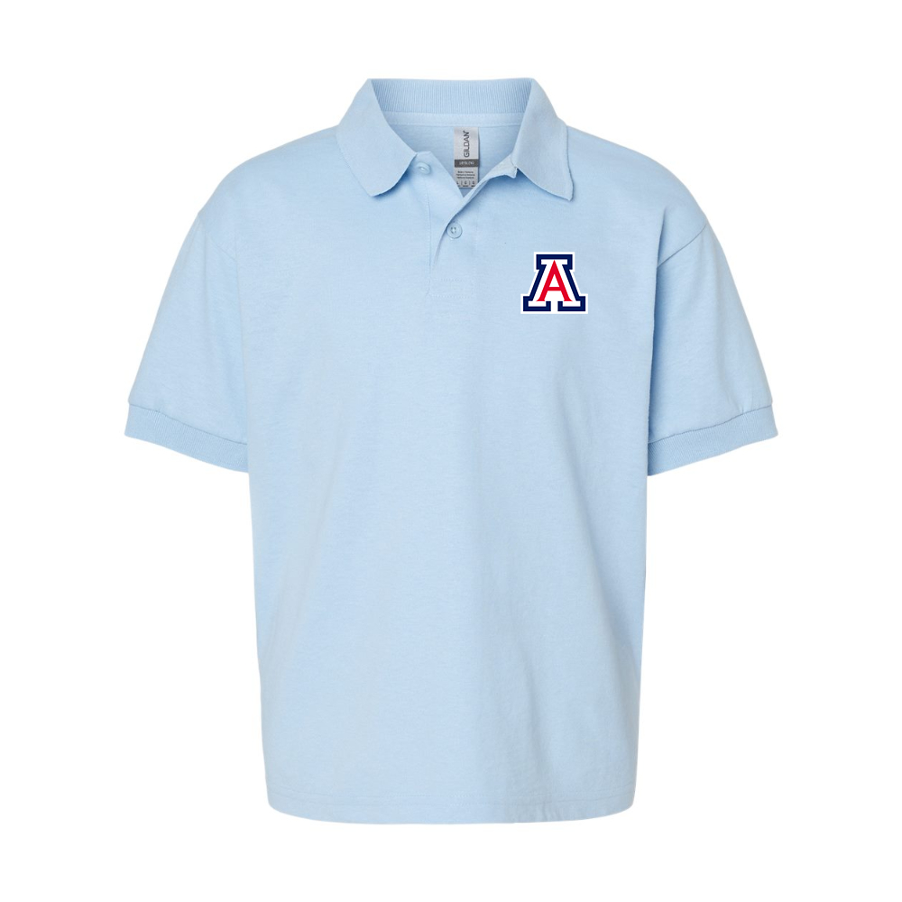 Youth Arizona Wildcats  Gildan Dry Blend Jersey Polo