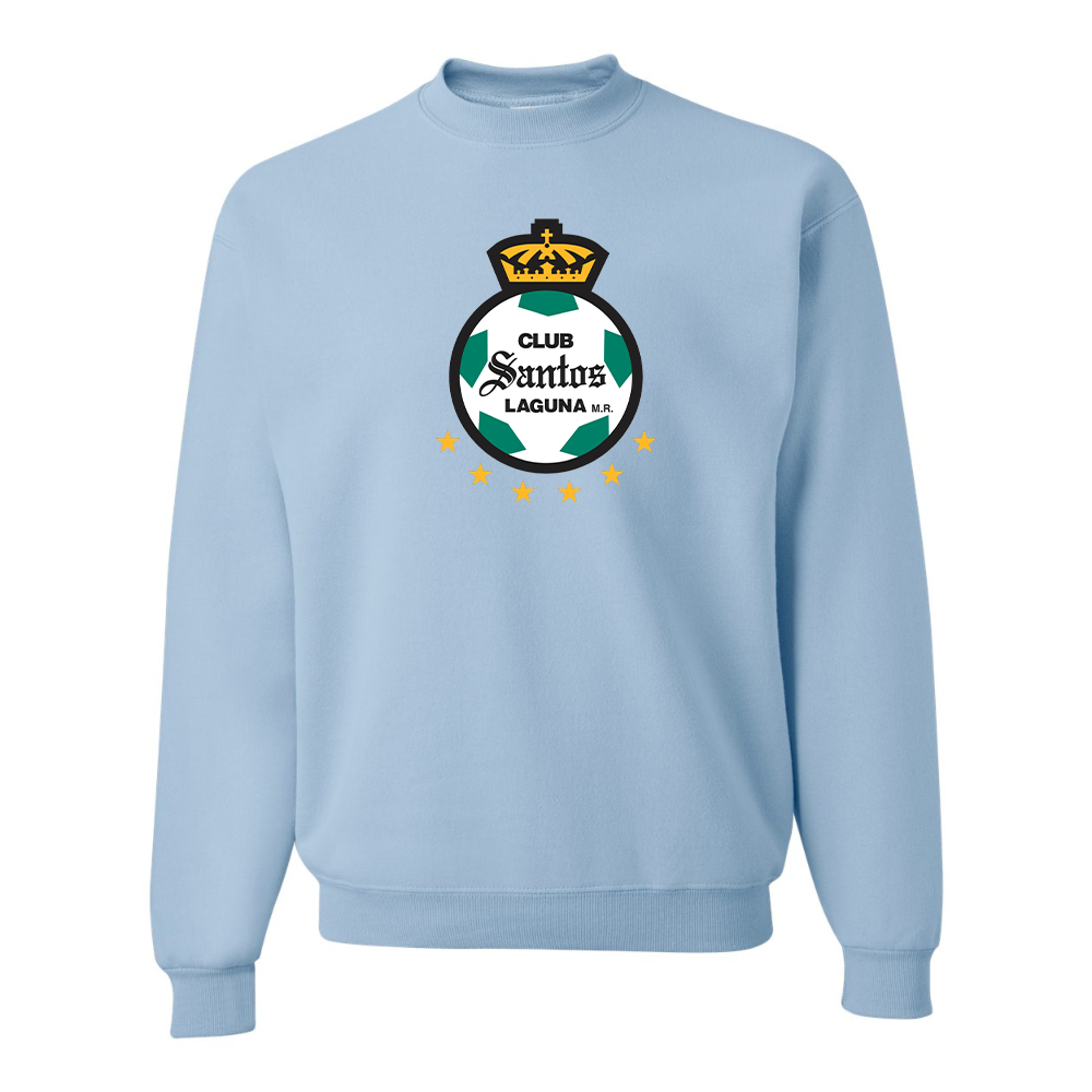 Men's Santos Laguna Soccer  JERZEES NuBlend Crewneck Sweatshirt