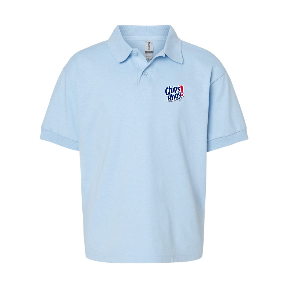 Youth  Chips Ahoy Gildan Dry Blend Jersey Polo