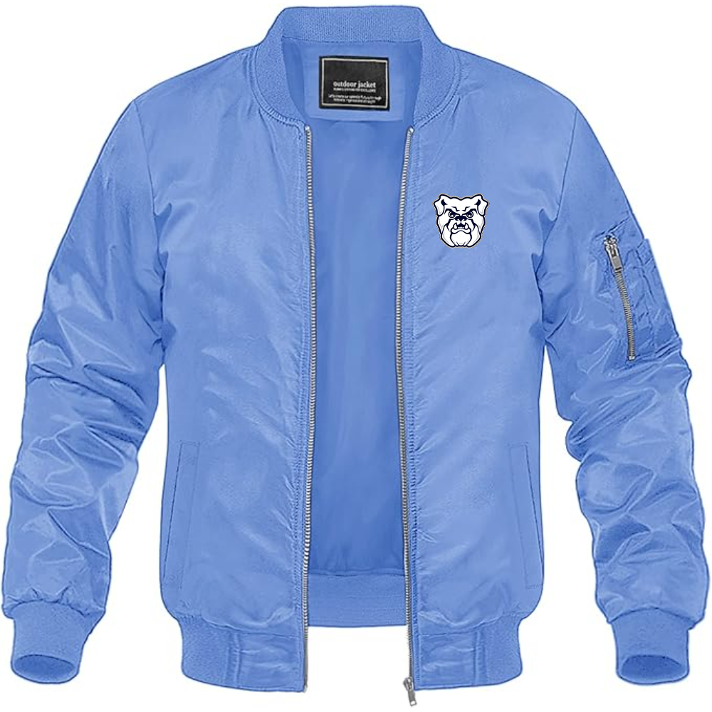 Men's Butler Bulldogs   Lightweight Bomber Jacket Windbreaker Softshell Varsity Jacket Coat